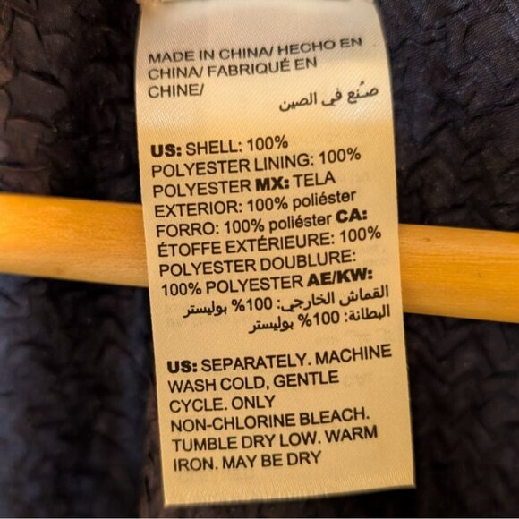 Chicos Travelers Open Front Floral Jacket US 12P Large P Lightweight Kimono - Picture 4 of 9